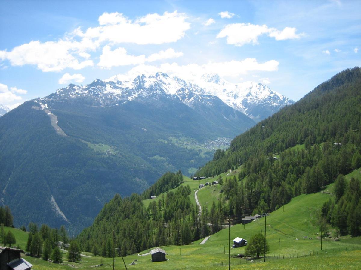 Chalet Sven & Marc Graechen, Niedergraechen Vallis Sankt Niklaus Exteriér fotografie